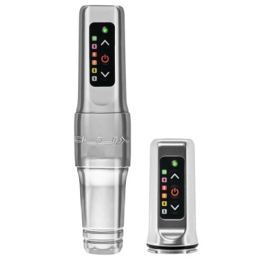 Flux Mini Wireless PMU Machine + PowerBolt Aggiuntivo - Silver - Dermografo Spektra