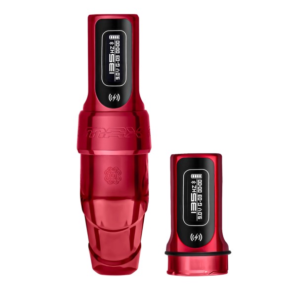Flux S Max Wireless PMU Machine - Corsa 2.5 mm - Rouge - Dermografo Spektra