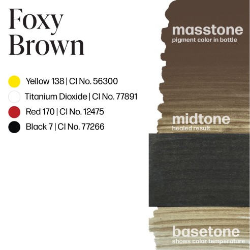 FOXY BROWN - Perma Blend Luxe - 15ml - Pigmento PMU REACH