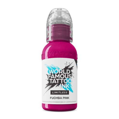FUCHSIA PINK - World Famous Limitless - 30ml - Colore Tattoo REACH