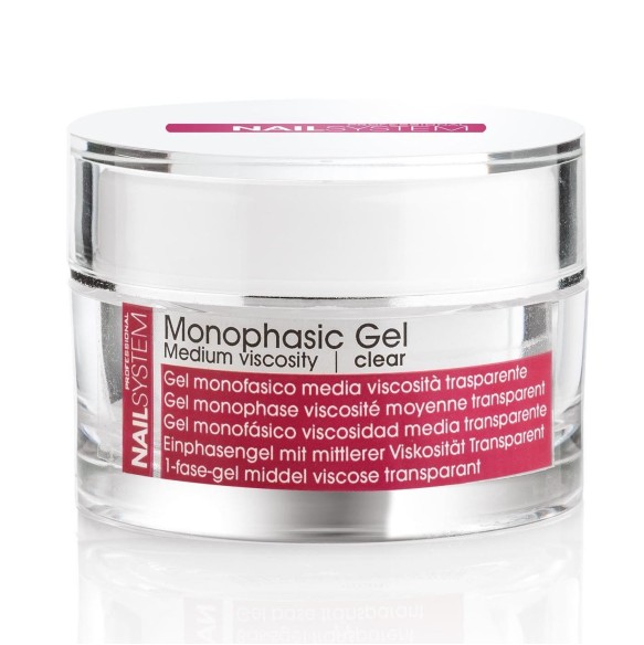 GEL MONOFASICO Media Viscosità Trasparente NAIL SYSTEM - 30 ml