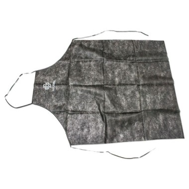 Grembiule Nero Politenato - 10pz.