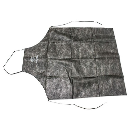 Grembiule Nero Politenato - 10pz.
