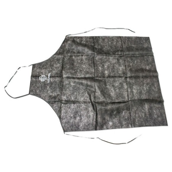 Grembiule Nero Politenato - 10pz.