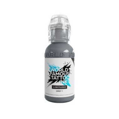 GREY 1 - World Famous Limitless - 30ml - Colore Tattoo REACH