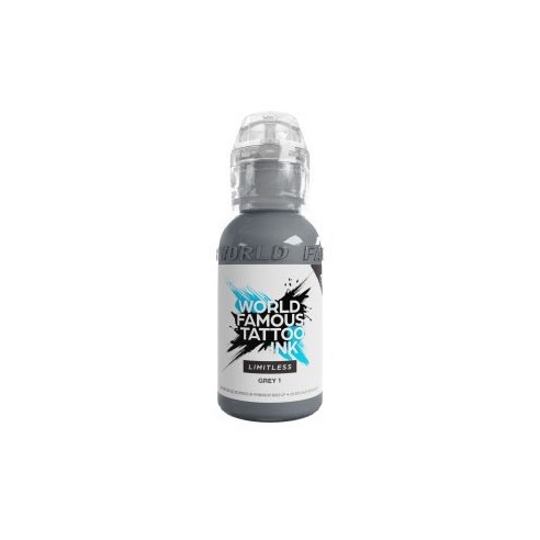 GREY 1 - World Famous Limitless - 30ml - Colore Tattoo REACH
