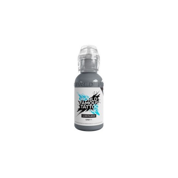 GREY 1 - World Famous Limitless - 30ml - Colore Tattoo REACH