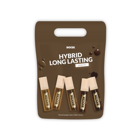 HYBRID LONG LASTING BROW KIT - Biotek - 5x 15ml - Pigmenti PMU REACH