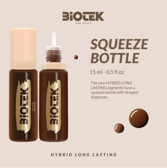 HYBRID LONG LASTING BROW KIT - Biotek - 5x 15ml - Pigmenti PMU REACH