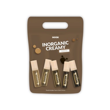 INORGANIC CREAMY BROW KIT - Biotek - 5x 15ml - Pigmenti PMU REACH