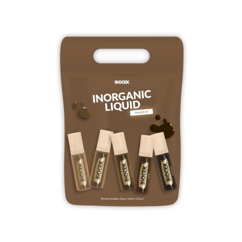 INORGANIC LIQUID BROW KIT - Biotek - 5x 15ml - Pigmenti PMU REACH