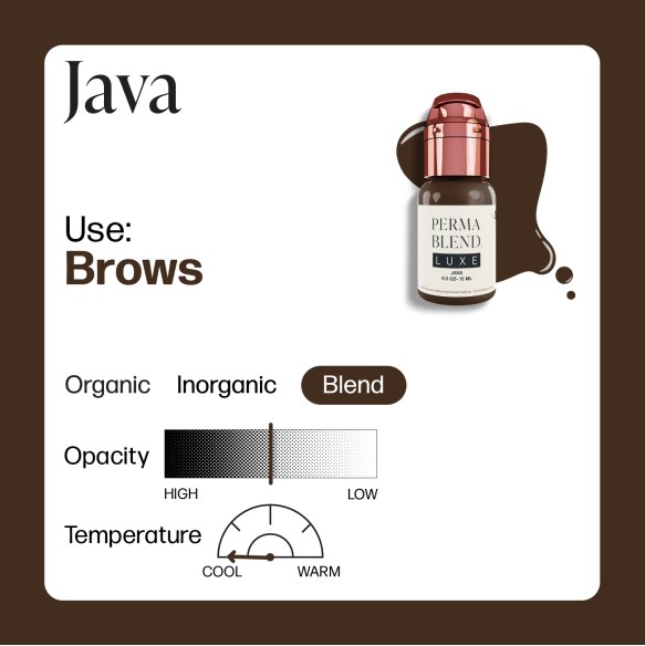 JAVA - Perma Blend Luxe - 15ml - Pigmento PMU REACH