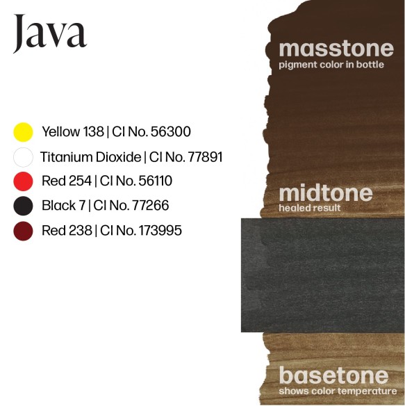 JAVA - Perma Blend Luxe - 15ml - Pigmento PMU REACH