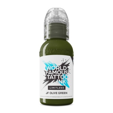 JF OLIVE GREEN - World Famous Limitless - 30ml - Colore Tattoo REACH