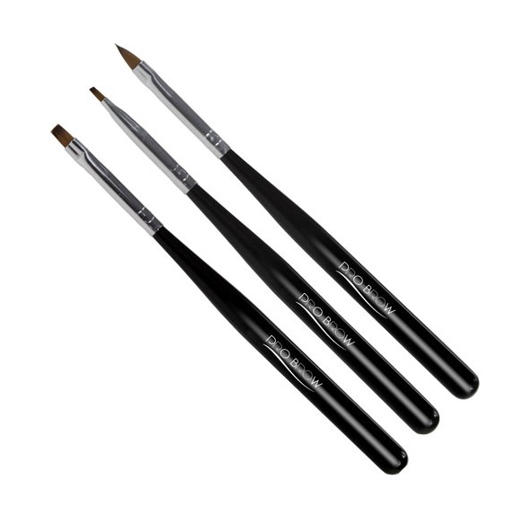 Kit 3 Pennelli Sopracciglia PRO BROW