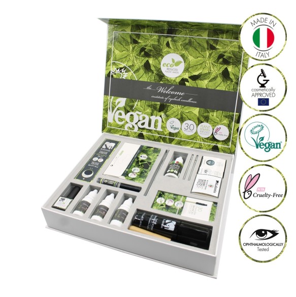 KIT VEGANO Laminazione e Tinta Ciglia KALENTIN - 30 applicazioni