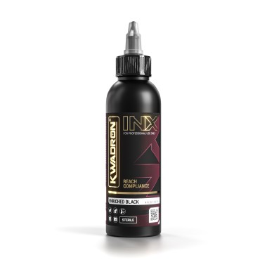 KWADRON INX Enriched Black - 120ml - Colore Tattoo REACH