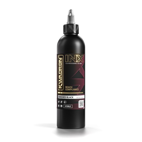 KWADRON INX Enriched Black - 240ml - Colore Tattoo REACH