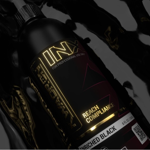 KWADRON INX Enriched Black - 240ml - Colore Tattoo REACH