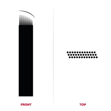 Lame 15P PIXEL per Microblading - MiaOpera - 10pz.