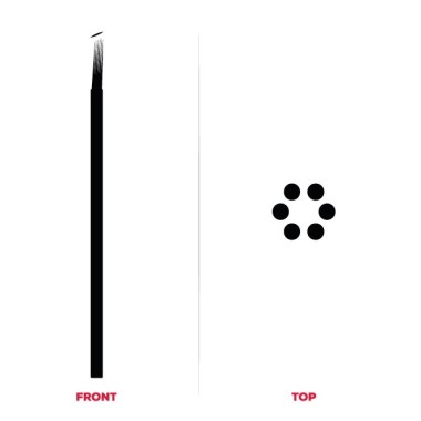 Lame 19 SLOPE ROUND per Microblading - MiaOpera - 10pz.