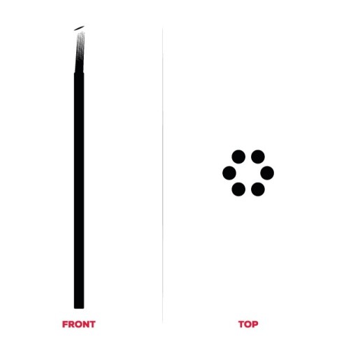 Lame 19 SLOPE ROUND per Microblading - MiaOpera - 10pz.
