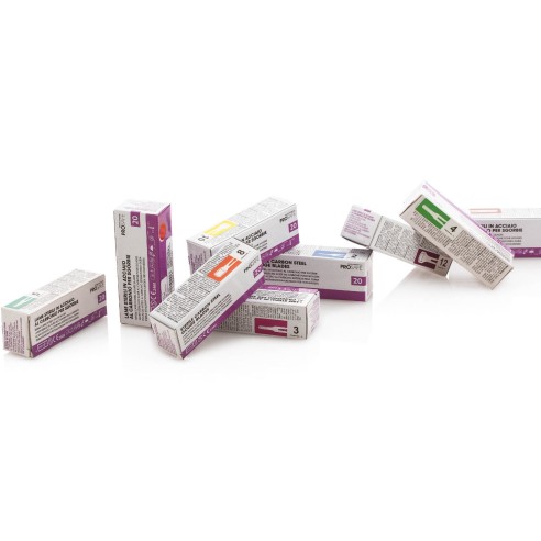Lame Sgorbia Monouso Sterili XANITALIA PRO - 20 pz.