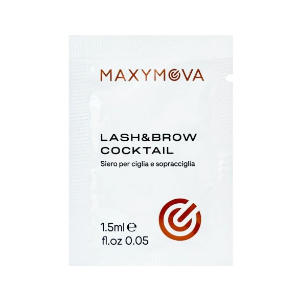 LASH & BROW COCKTAIL - Siero Finale Trattamento Laminazione Ciglia e Sopracciglia MAXYMOVA - 1,5ml