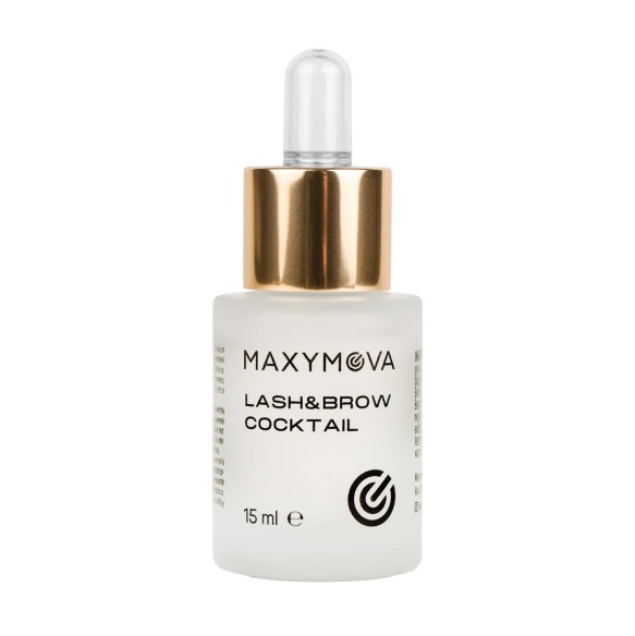 LASH & BROW COCKTAIL - Siero Finale Trattamento Laminazione Ciglia e Sopracciglia MAXYMOVA - 15ml