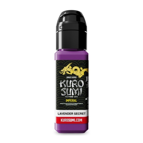 LAVENDER SECRET - Kuro Sumi Imperial - 22ml - Colore Tattoo REACH