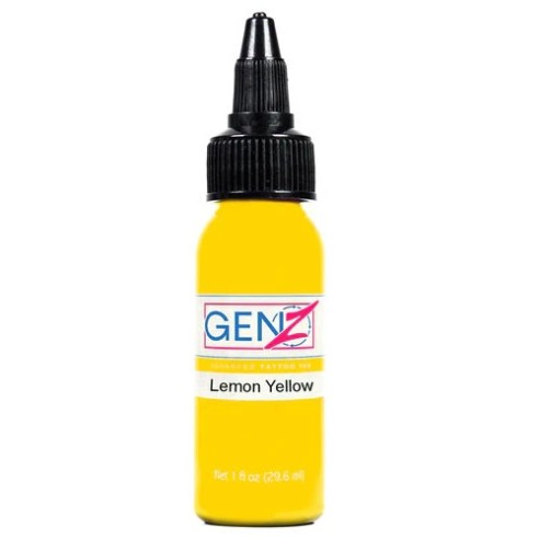 LEMON YELLOW - Intenze Gen Z - 30ml - Colore Tattoo REACH