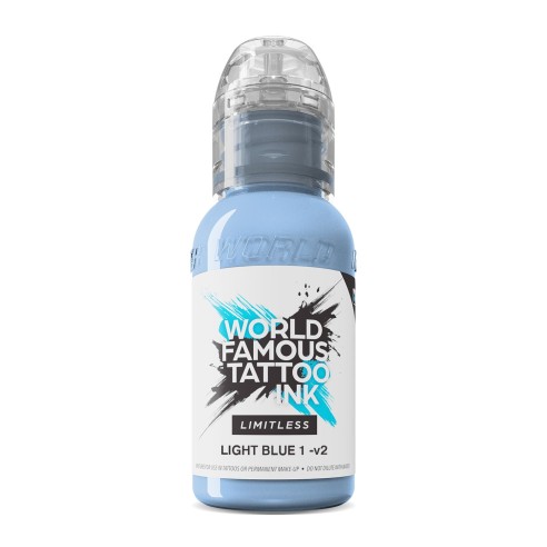 LIGHT BLUE 1 V2 - World Famous Limitless - 30ml - Colore Tattoo REACH