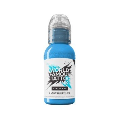 LIGHT BLUE 2 V2 - World Famous Limitless - 30ml - Colore Tattoo REACH
