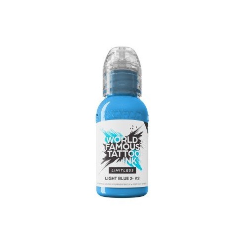 LIGHT BLUE 2 V2 - World Famous Limitless - 30ml - Colore Tattoo REACH