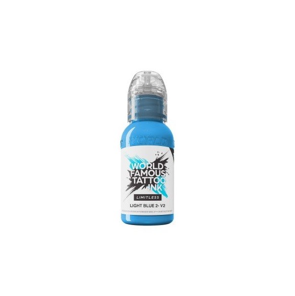 LIGHT BLUE 2 V2 - World Famous Limitless - 30ml - Colore Tattoo REACH