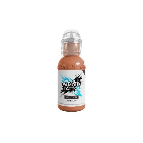 LIGHT CLAY 1 - World Famous Limitless - 30ml - Colore Tattoo REACH