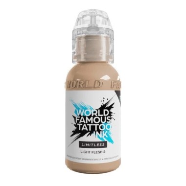 LIGHT FLESH 2 - World Famous Limitless - 30ml - Colore Tattoo REACH