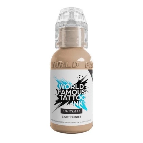 LIGHT FLESH 2 - World Famous Limitless - 30ml - Colore Tattoo REACH