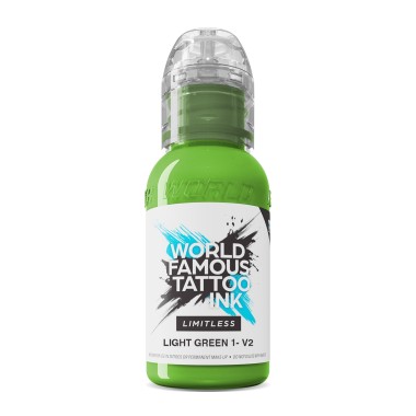LIGHT GREEN 1 V2 - World Famous Limitless - 30ml - Colore Tattoo REACH
