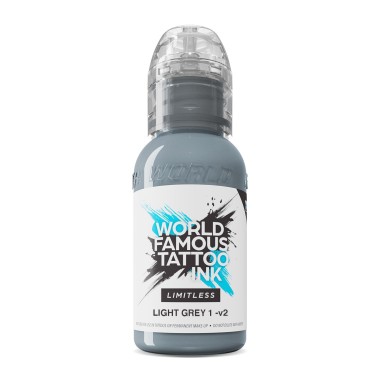LIGHT GREY 1 V2 - World Famous Limitless - 30ml - Colore Tattoo REACH
