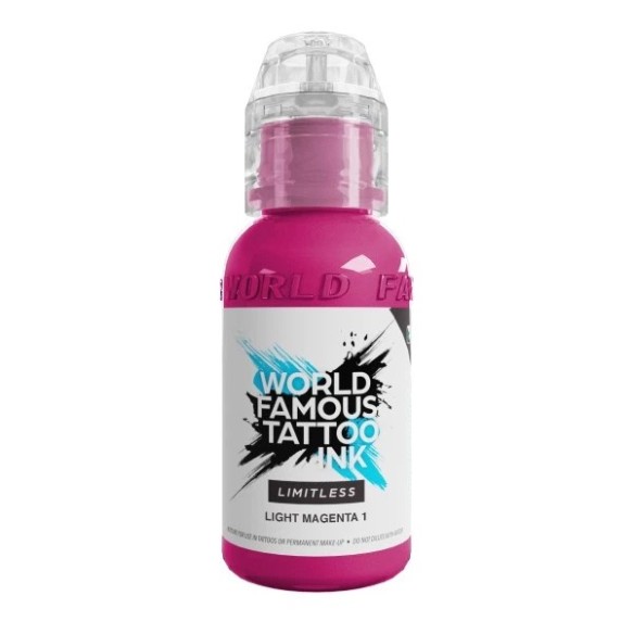 LIGHT MAGENTA 1 - World Famous Limitless - 30ml - Colore Tattoo REACH