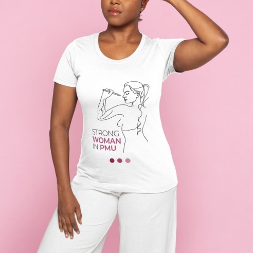 Maglietta STRONG WOMAN IN PMU - MakeUp Supply