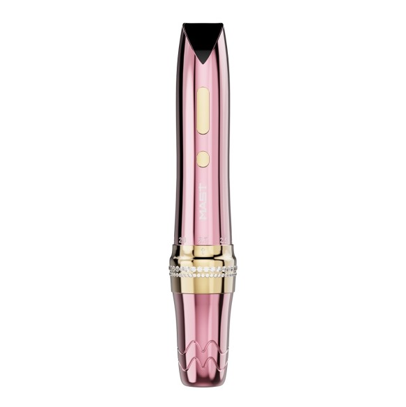 Mast P60 Jewels - Corsa Regolabile (2.2 - 3.2 mm) - 1 batteria - Dermografo Wireless PMU Pen - Rosa