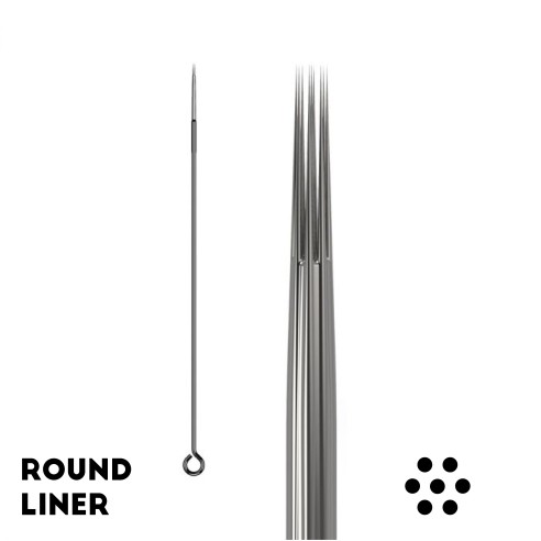 MATERIALE SCADUTO - Utilizzare Solo per Esercitazione | 01 RL Aghi Tradizionali Dormouse - Long Taper - 50pz.