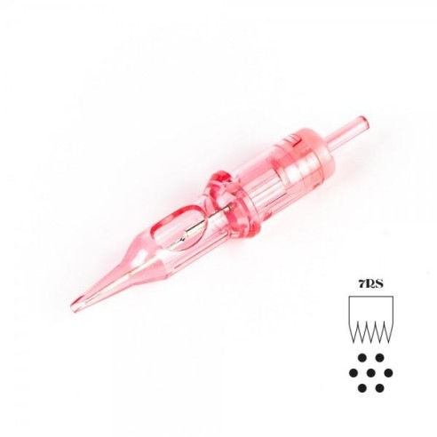 MATERIALE SCADUTO - Utilizzare Solo per Esercitazione | 07 RS (Round Shader) 0,30mm - Cartucce Kwadron OPTIMA - Aghi PMU - 20pz