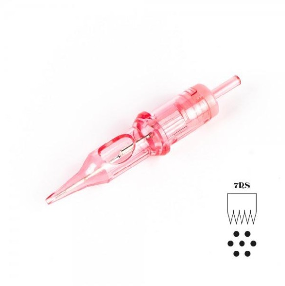 MATERIALE SCADUTO - Utilizzare Solo per Esercitazione | 07 RS (Round Shader) 0,30mm - Cartucce Kwadron OPTIMA - Aghi PMU - 20pz
