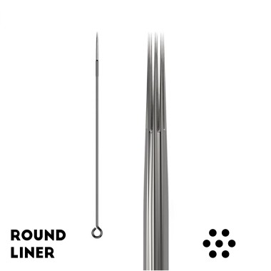 MATERIALE SCADUTO - Utilizzare Solo per Esercitazione | 18 RL Aghi Tradizionali Dormouse - 0,30mm - Long Taper - 50pz.