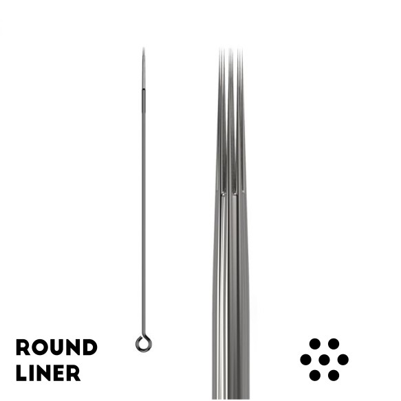 MATERIALE SCADUTO - Utilizzare Solo per Esercitazione | 18 RL Aghi Tradizionali Dormouse - 0,30mm - Long Taper - 50pz.