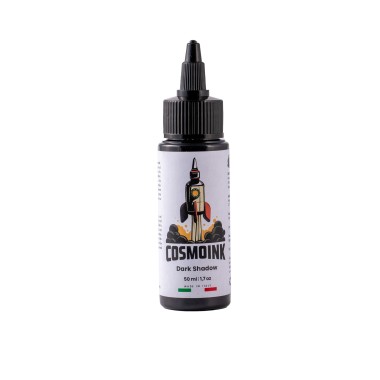 MATERIALE SCADUTO - Utilizzare Solo per Esercitazione | COSMOINK Dark Shadow - 50ml - Colore Tattoo REACH