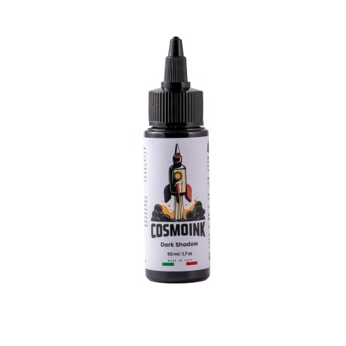 MATERIALE SCADUTO - Utilizzare Solo per Esercitazione | COSMOINK Dark Shadow - 50ml - Colore Tattoo REACH